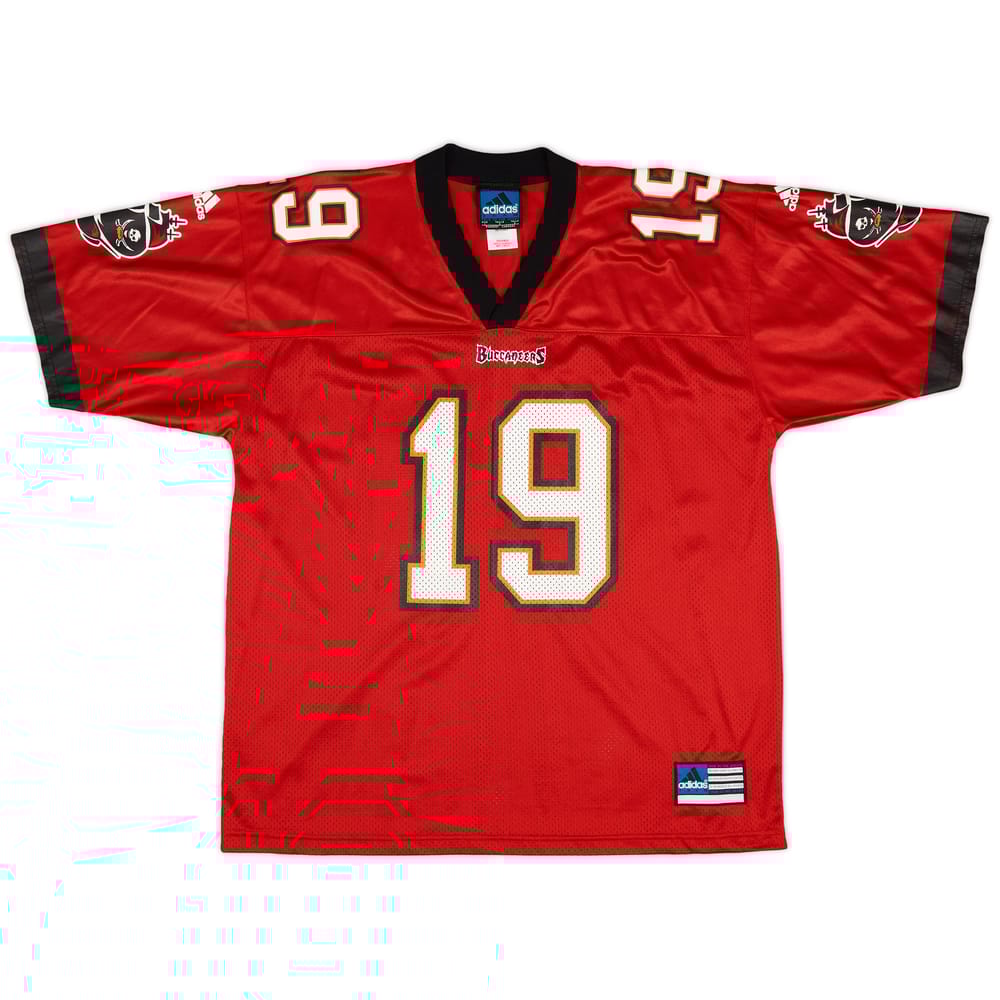 2000 Tampa Bay Buccaneers K. Johnson #19 adidas Home Jersey (Excellent) L