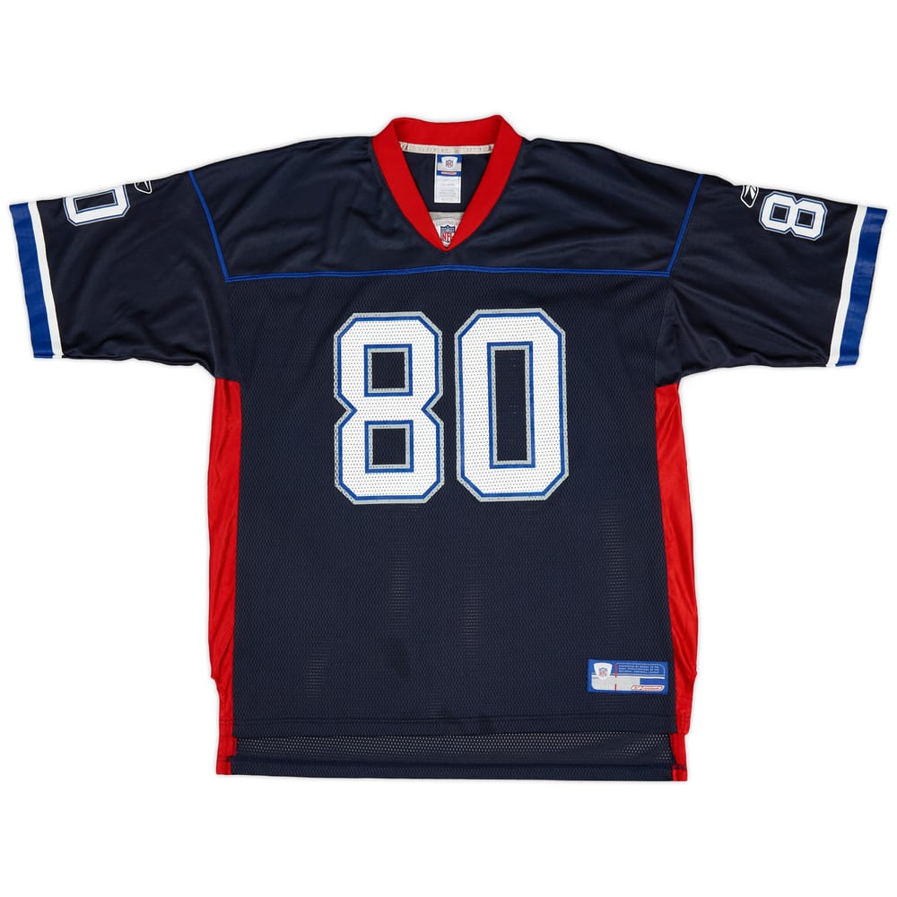 2002-04 Buffalo Bills Moulds #80 Reebok On Field Home Jersey (Excellent) XL