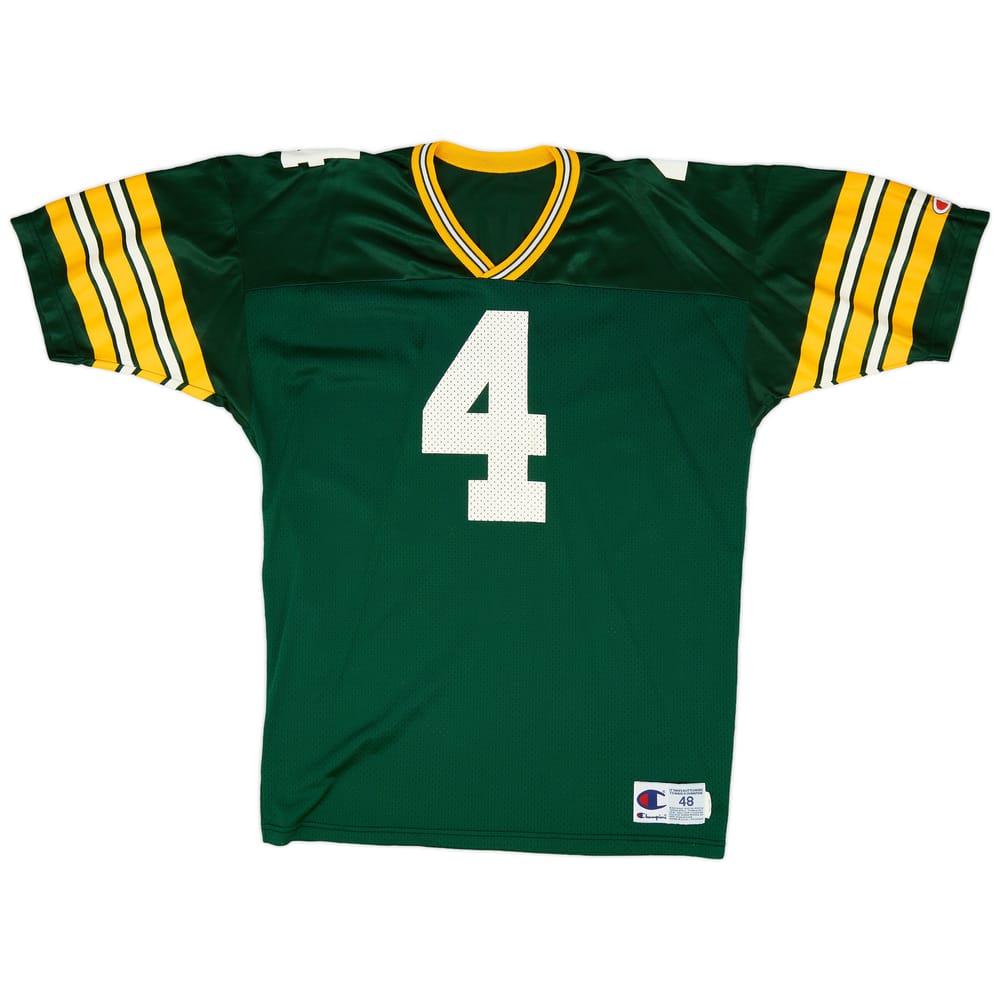 1992-96 Green Bay Packers Favre #4 Champion Home Jersey (Excellent) XL