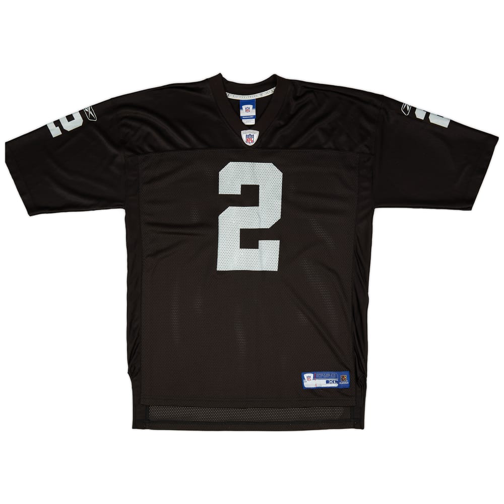 2007 Oakland Raiders Russell #2 Reebok On Field Home Jersey (Excellent) XL