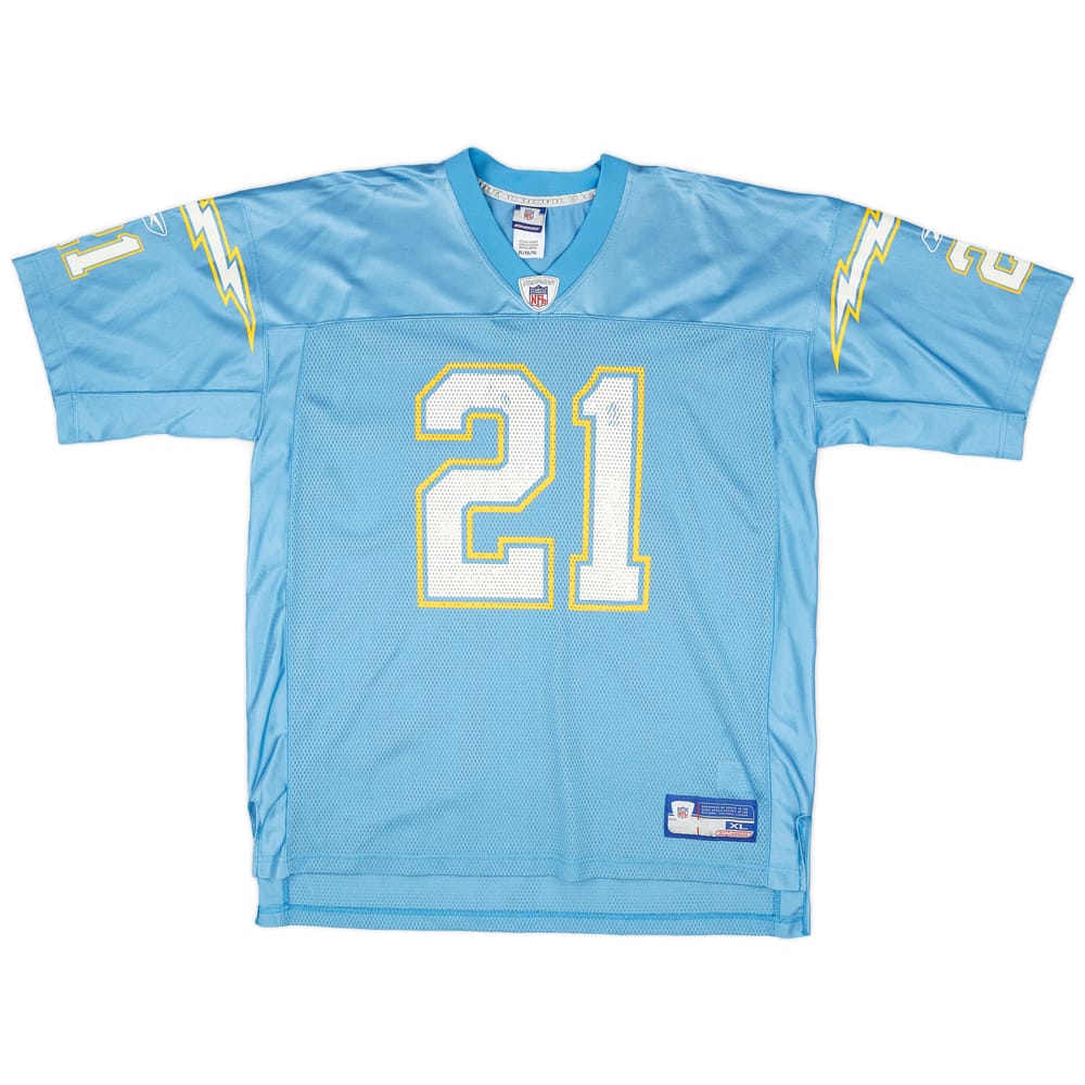 2002-04 San Diego Chargers Tomlinson #21 Reebok On Field Alternate Jersey (Very Good) XL