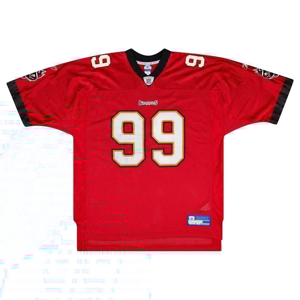 2002-03 Tampa Bay Buccaneers Sapp #99 Reebok On Field Home Jersey (Excellent) XL