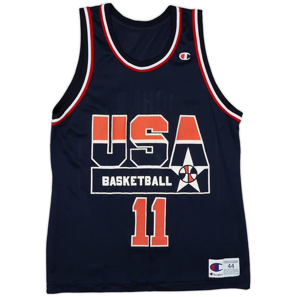 1994 USA K. Johnson #11 Champion Away Jersey (Very Good) L