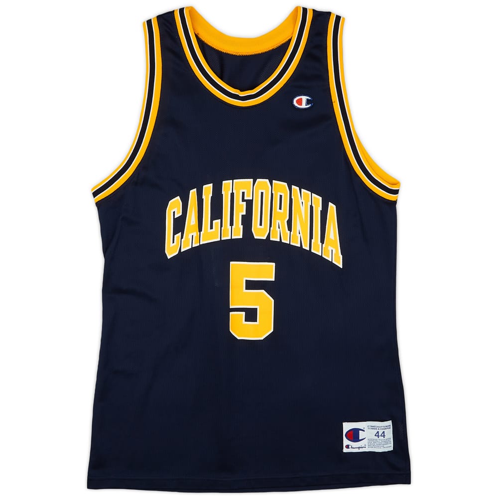 1992-94 California Golden Bears Kidd #5 Champion Away Jersey (Excellent) L
