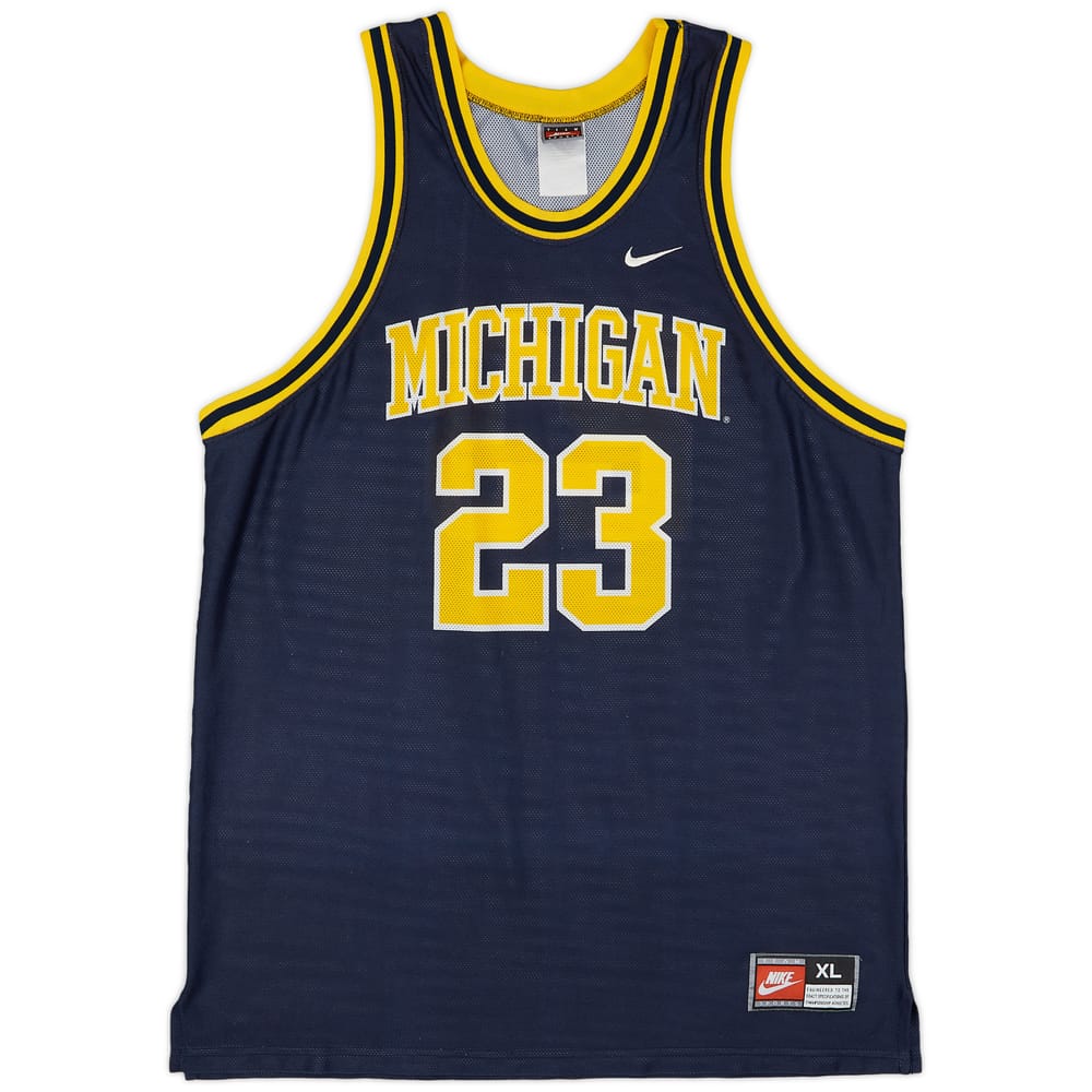 1994-98 Michigan Wolverines Taylor #23 Nike Away Jersey (Very Good) XL
