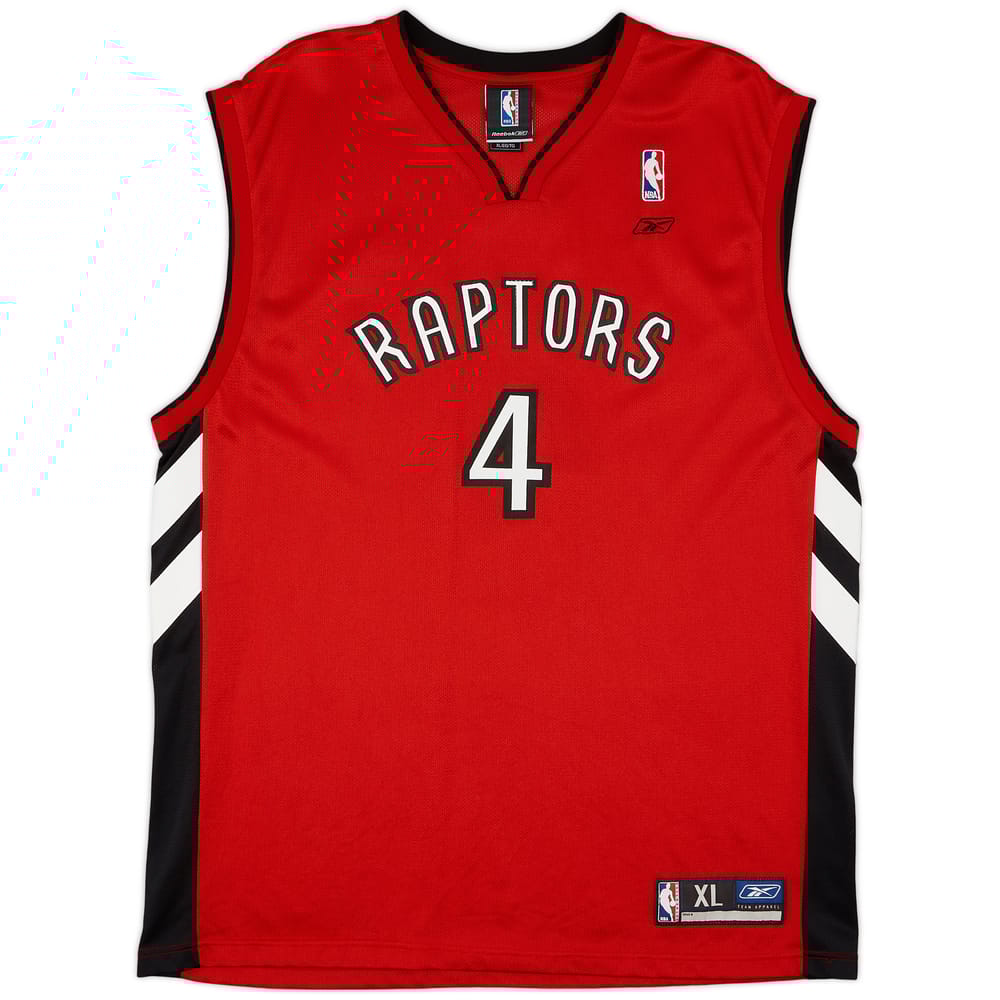 2003-06 Toronto Raptors Bosh #4 Reebok Alternate Jersey (Excellent) XL