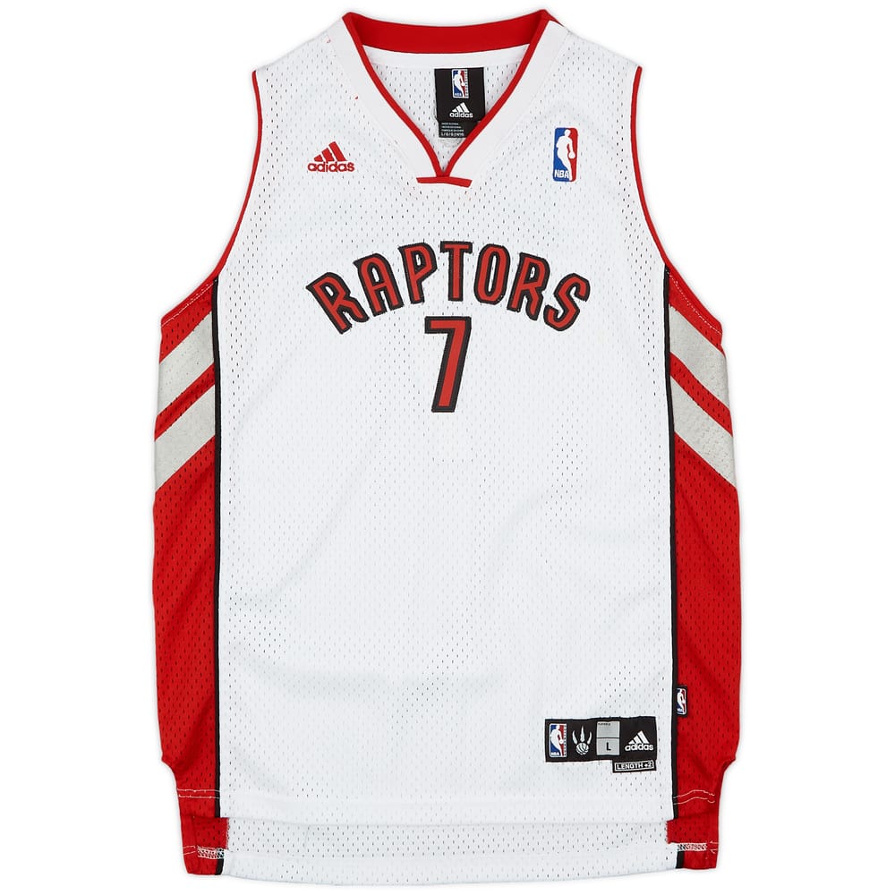 2006-10 Toronto Raptors Bargnani #7 adidas Swingman Home Jersey (Very Good) L.Kids