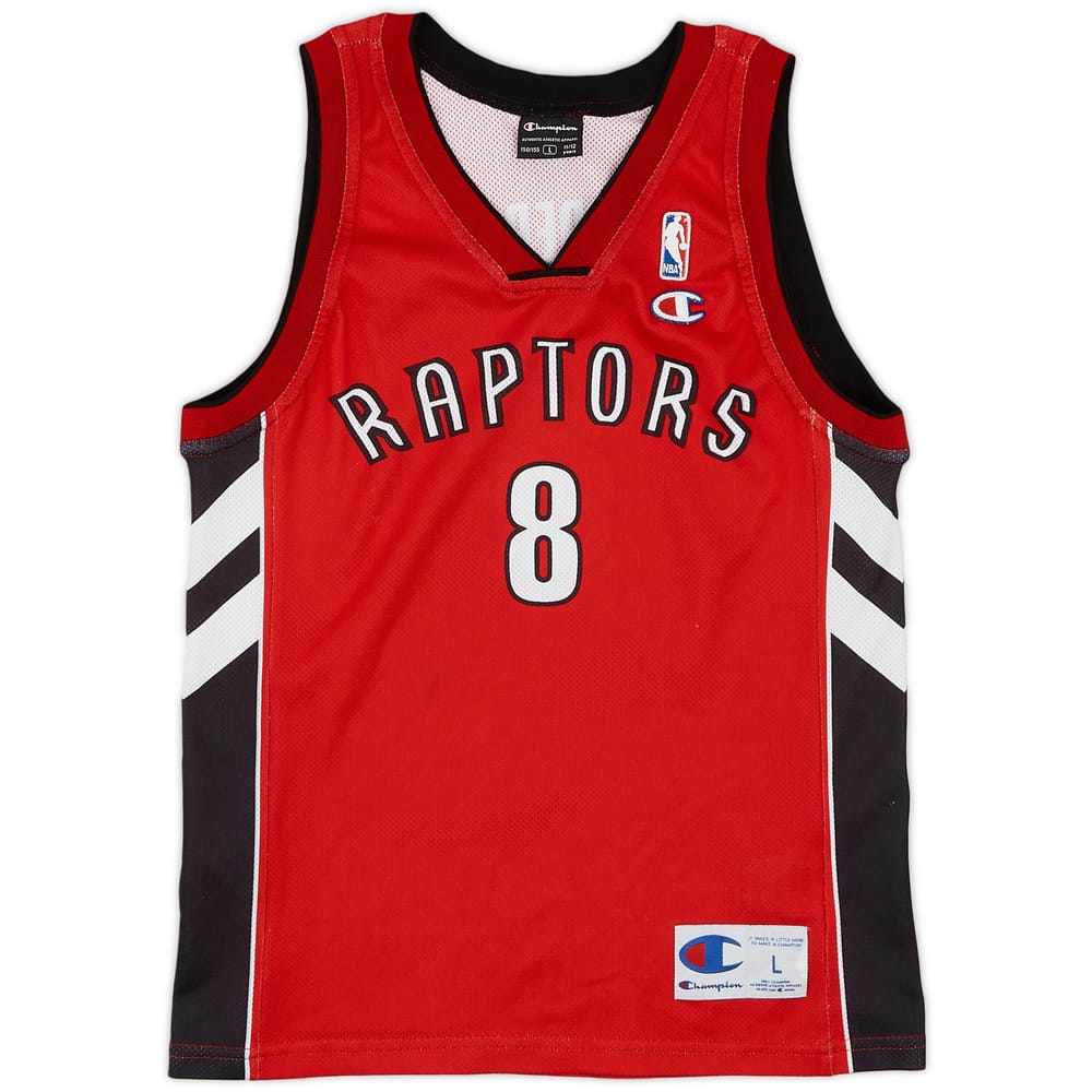2006-10 Toronto Raptors Calderon #8 Champion Away Jersey (Excellent) L.Kids