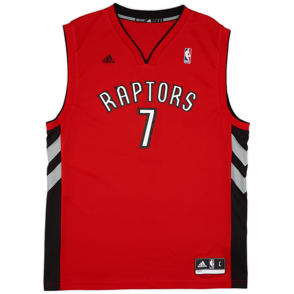 2010-13 Toronto Raptors Bargnani #7 adidas Away Jersey (Excellent) L