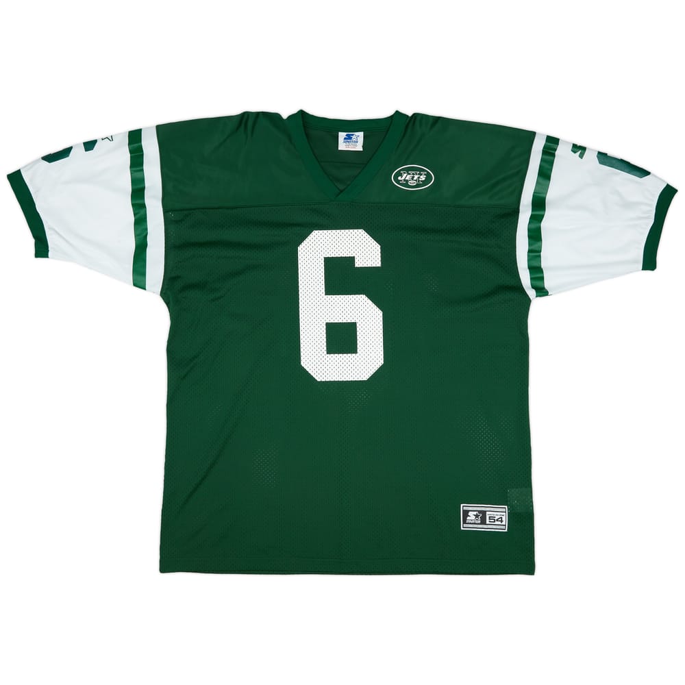 1998 New York Jets Lucas #6 Starter Home Jersey (Excellent) XXL
