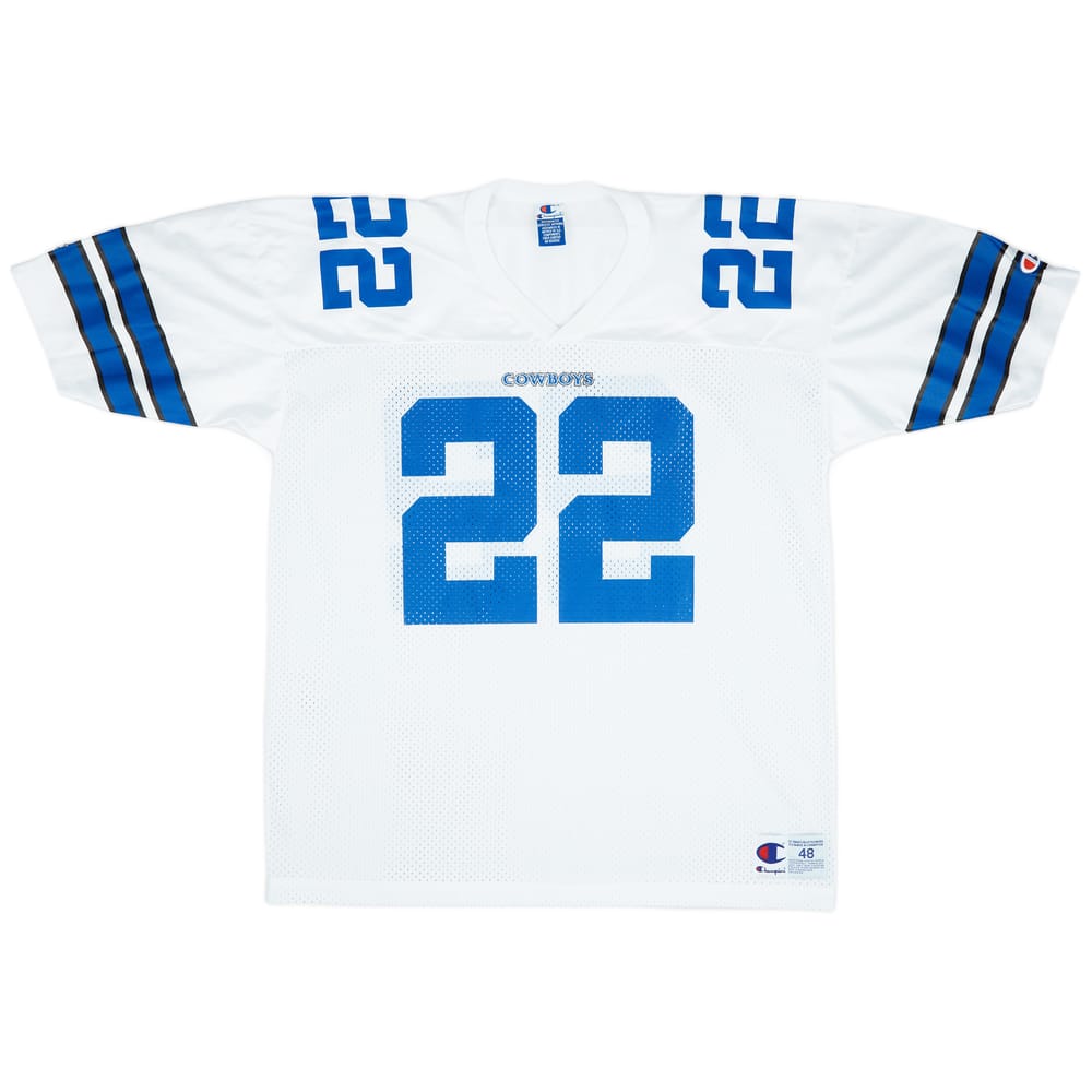 1996-97 Dallas Cowboys Smith #22 Champion Away Jersey (Excellent) XL