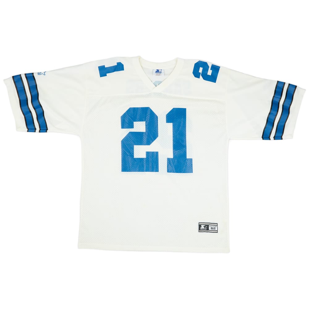 1995-99 Dallas Cowboys Sanders #21 Starter Away Jersey (Good) XL