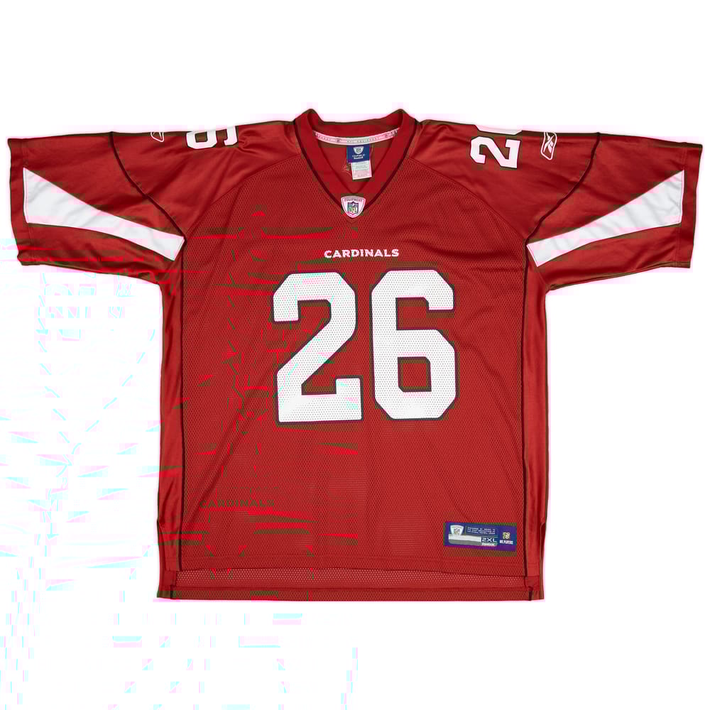2009-11 Arizona Cardinals Wells #26 Reebok On Field Home Jersey (Excellent) XXL