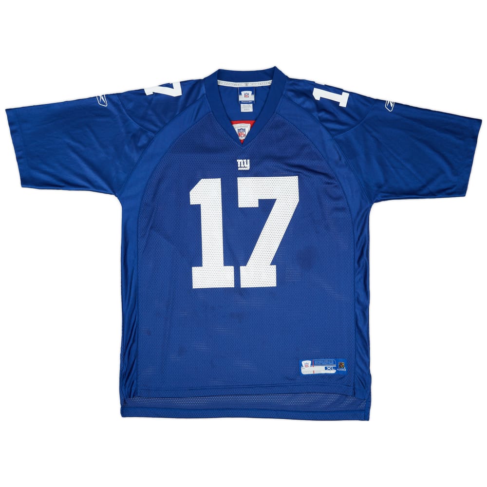 2005-06 New York Giants Burress #17 Reebok On Field Home Jersey (Excellent) XL