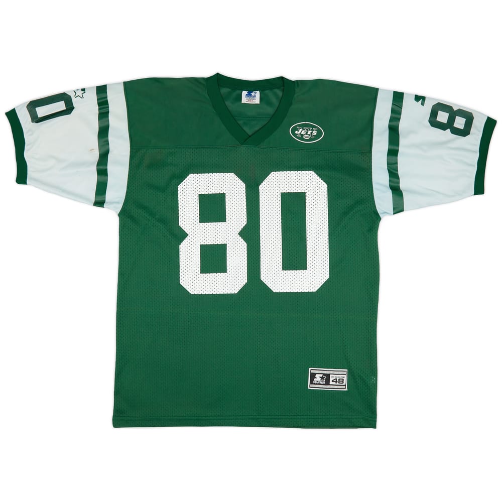 1998 New York Jets Chrebet #80 Starter Home Jersey (Good) L