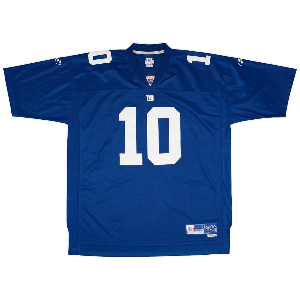 2005-06 New York Giants Manning #10 Reebok Premier Home Jersey (Very Good) XXL