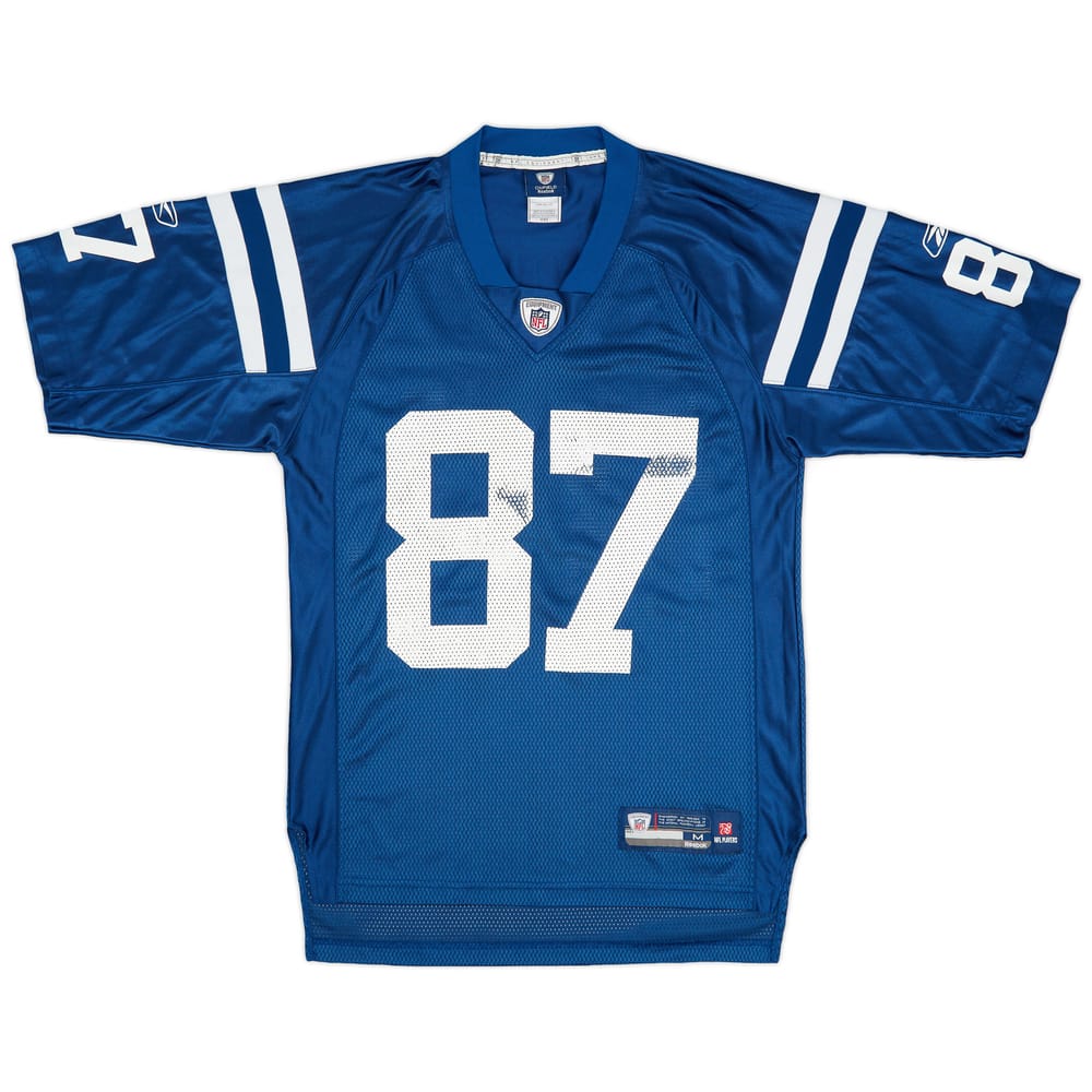 2008-11 Indianapolis Colts Wayne #87 Reebok On Field Home Jersey (Very Good) M
