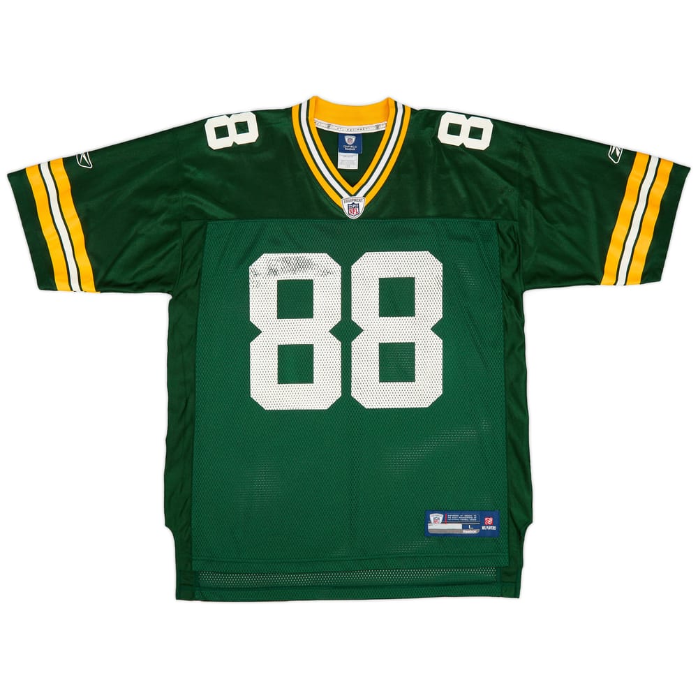 2008-11 Green Bay Packers Finley #88 Reebok On Field Home Jersey (Very Good) L