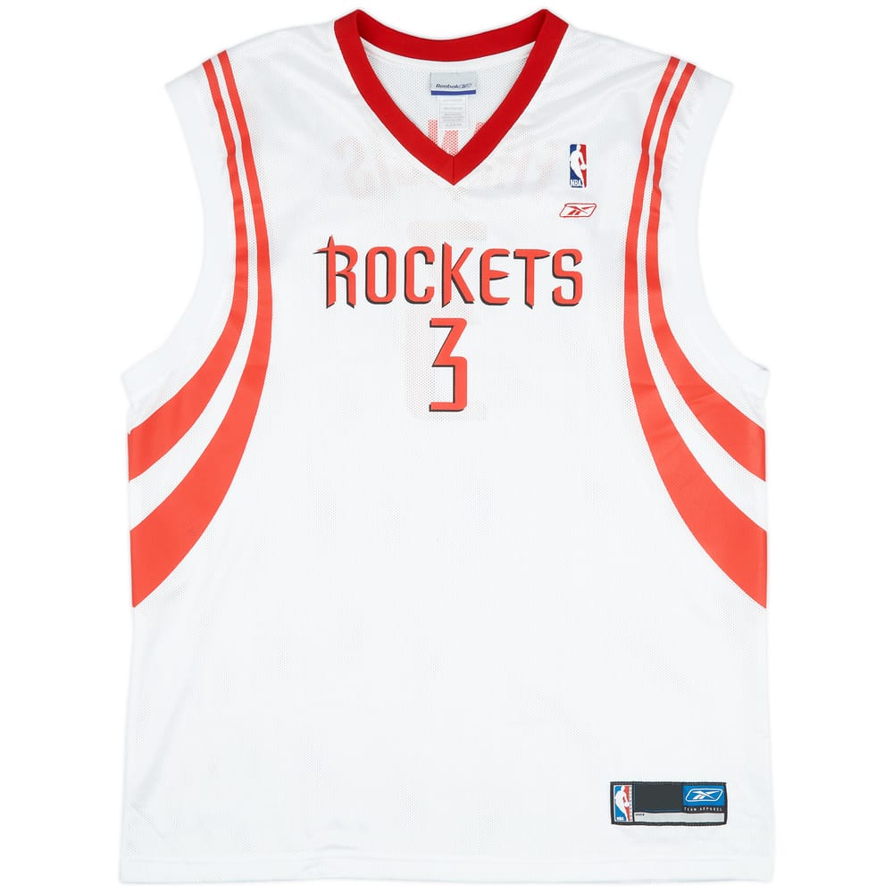 2003-04 Houston Rockets Francis #3 Reebok Home Jersey (Very Good) XL