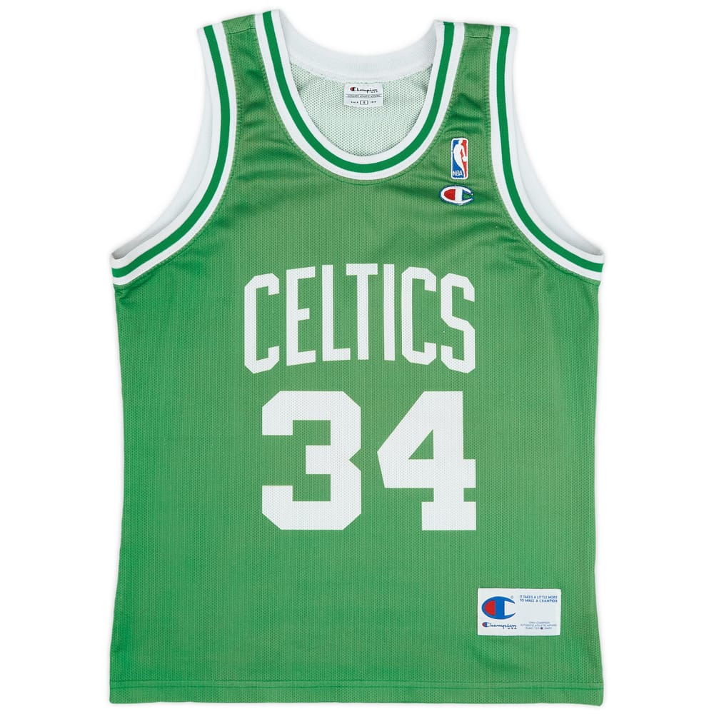1998-10 Boston Celtics Pierce #34 Champion Away Jersey (Very Good) S