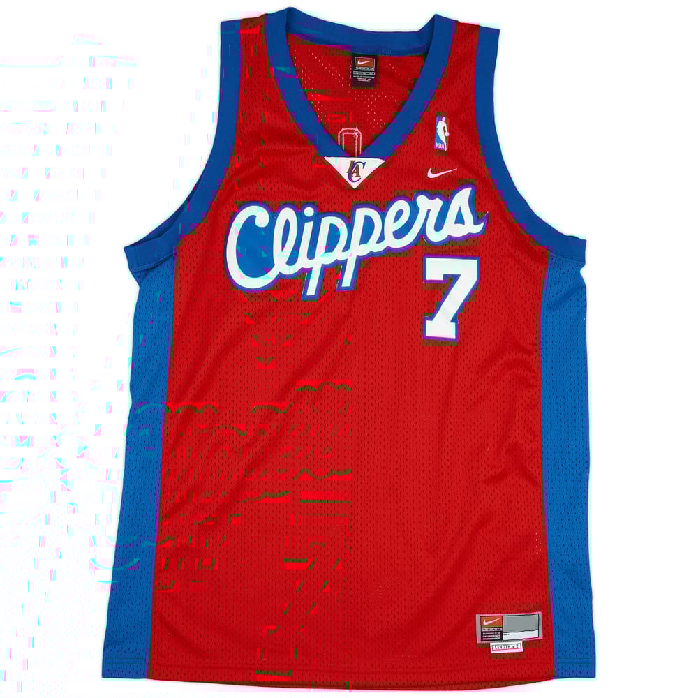 2000-03 LA Clippers Odom #7 Nike Swingman Away Jersey (Excellent) XL