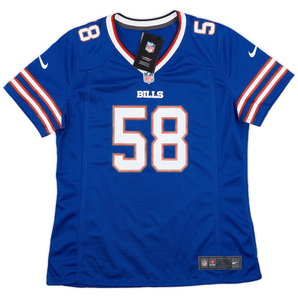 2017-23 Buffalo Bills Milano #58 Nike Game Home Jersey Womens (L)