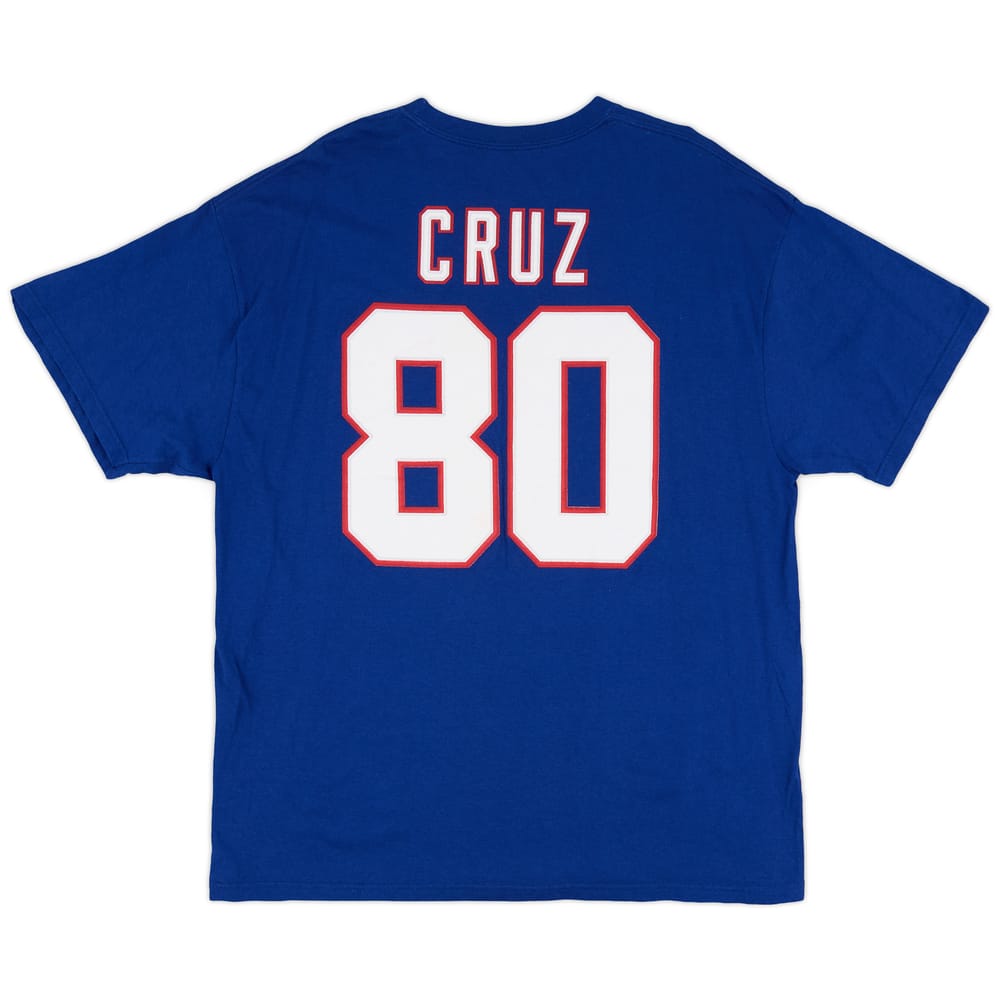 2012 New York Giants Cruz #80 NFL Graphic Tee (Excellent) XL