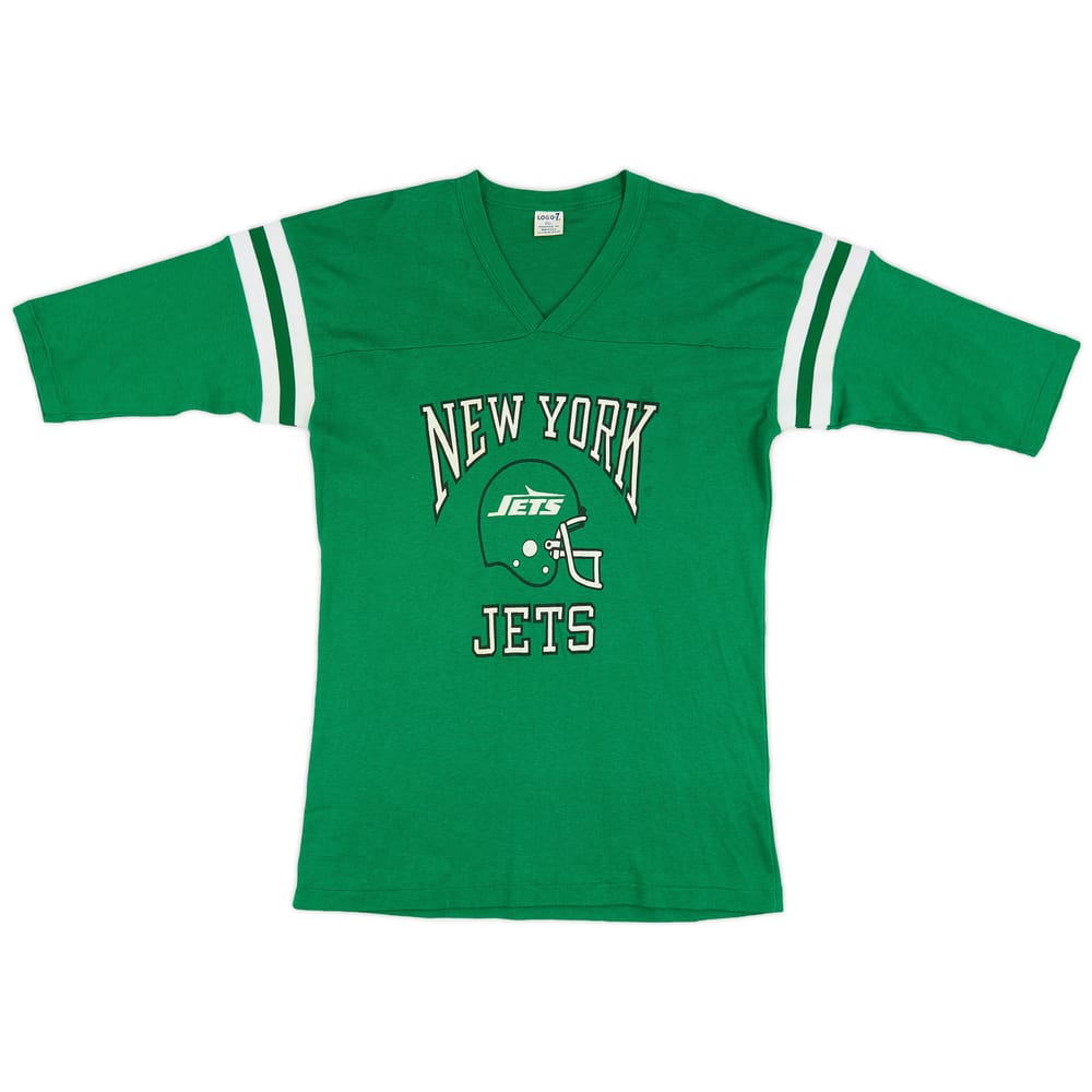 1980s New York Jets Logo 7 Tee (Excellent) L