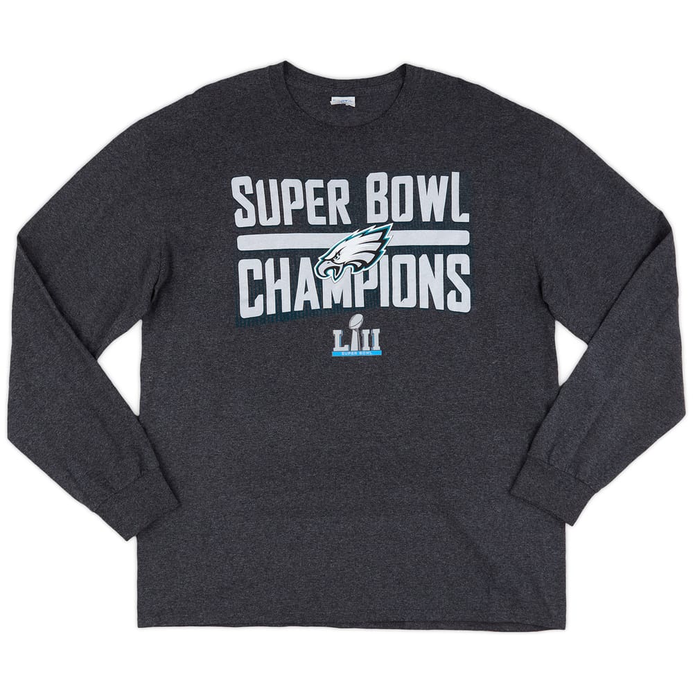 2018 Philadelphia Eagles Super Bowl Champions L/S Graphic Tee (Excellent) XL