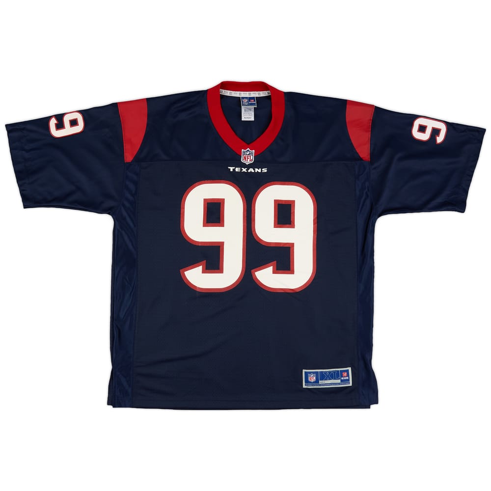 2012-20 Houston Texans Watt #99 NFL Pro Line Home Jersey (Very Good) XL