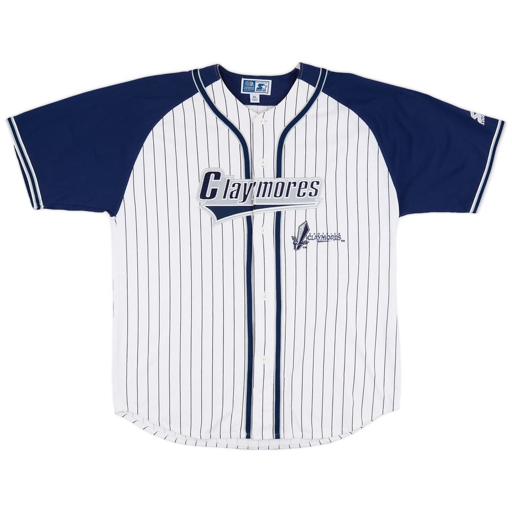 1998-99 Scottish Claymores Starter Baseball Jersey Tee (Excellent) XL