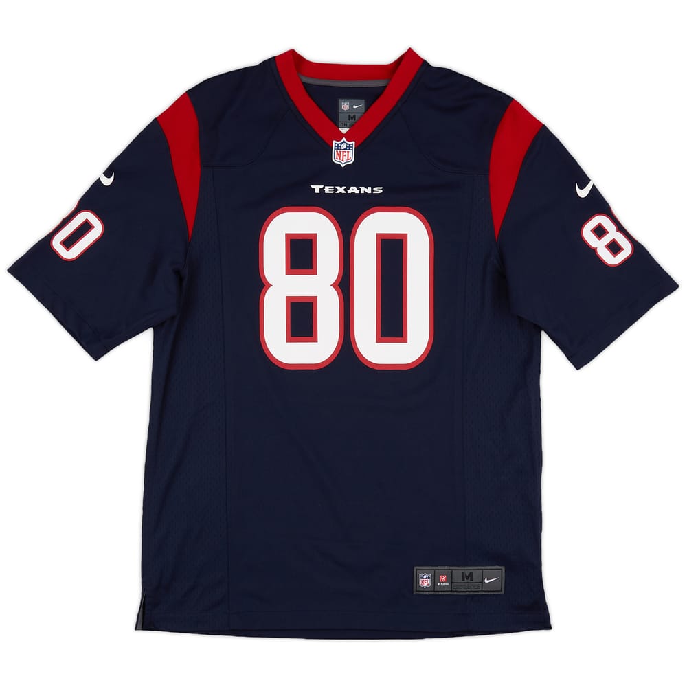 2012-14 Houston Texans A. Johnson #80 Nike Game Home Jersey (Excellent) M