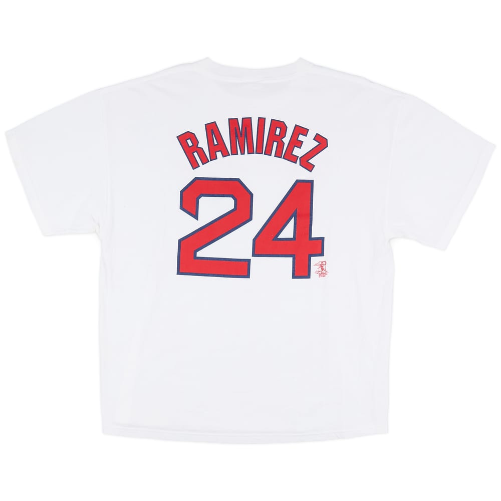 2001 Boston Red Sox Ramirez #24 Majestic Tee (Very Good) XL