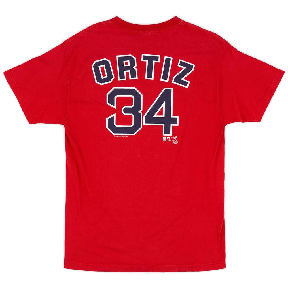 2006 Boston Red Sox Ortiz #34 CSA Tee (Excellent) L