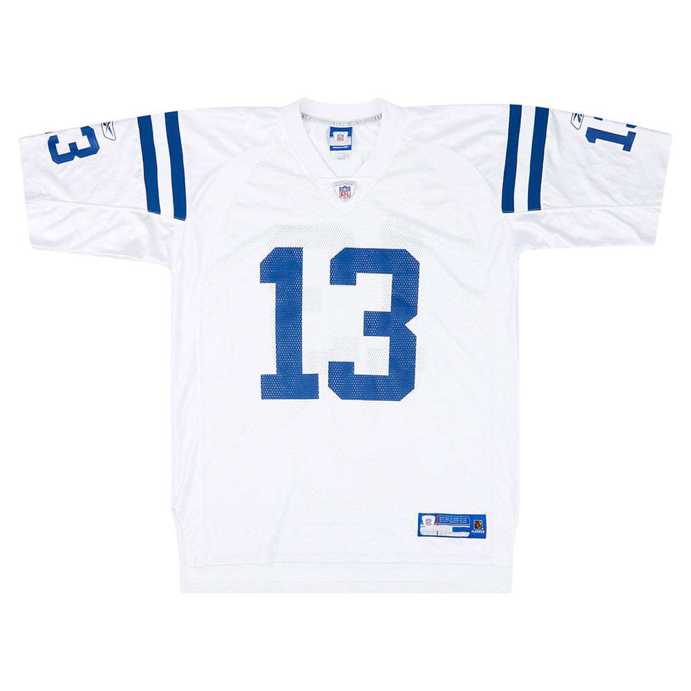 2005 Indianapolis Colts Vanderjagt #13 Reebok On Field Away Jersey (Excellent) XL