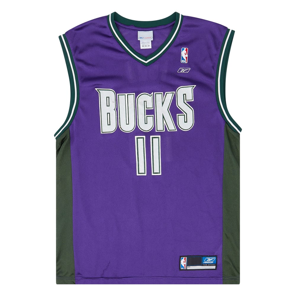 2003-06 Milwaukee Bucks Ford #11 Reebok Away Jersey (Very Good) M