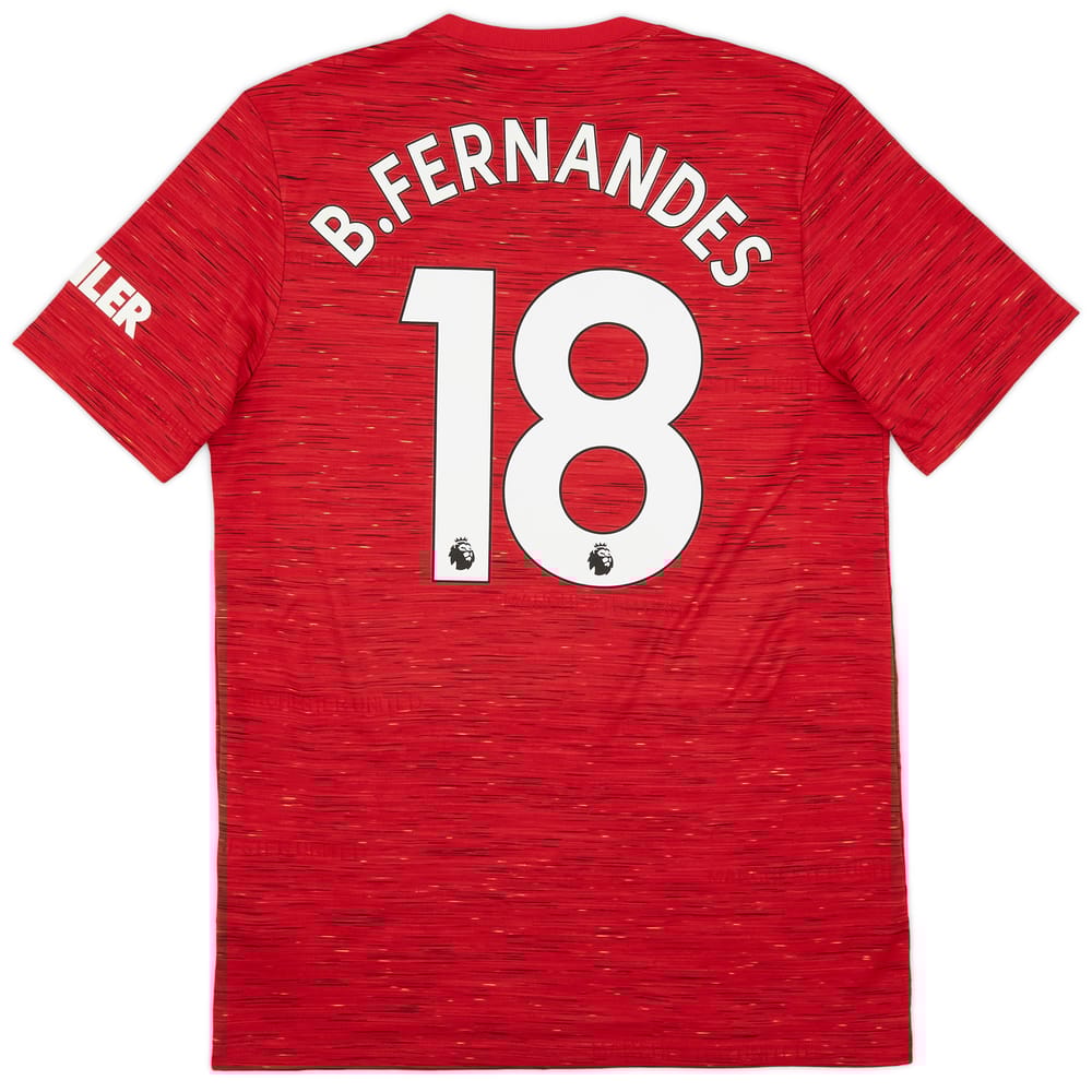 2020-21 Manchester United Home Shirt B.Fernandes #18 - 10/10 - (M)