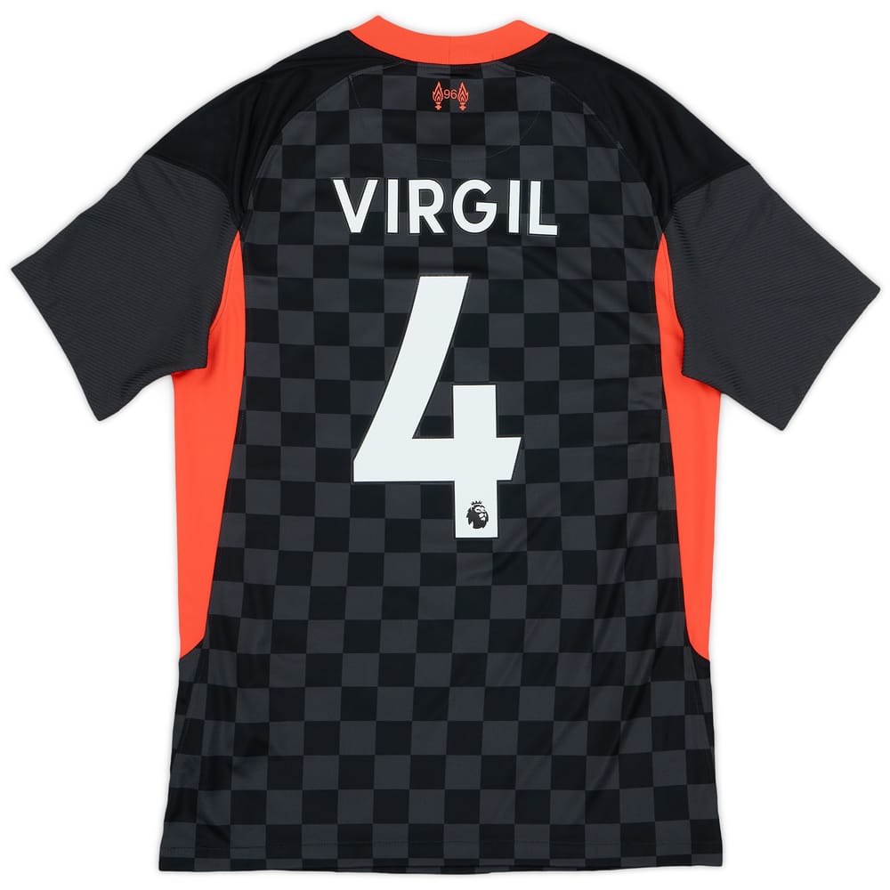 2020-21 Liverpool Third Shirt Virgil #4 - 9/10 - (S)