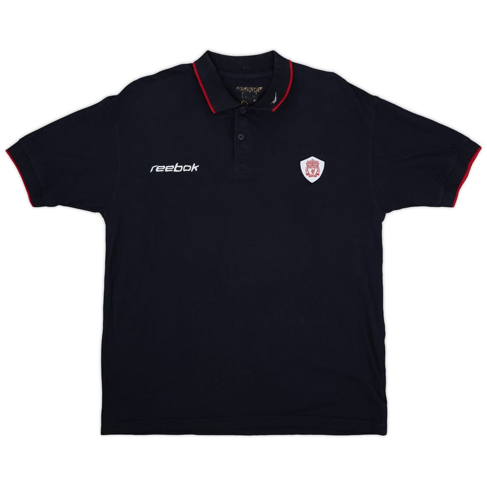 2001-02 Liverpool Reebok Polo Shirt - 8/10 - (L)