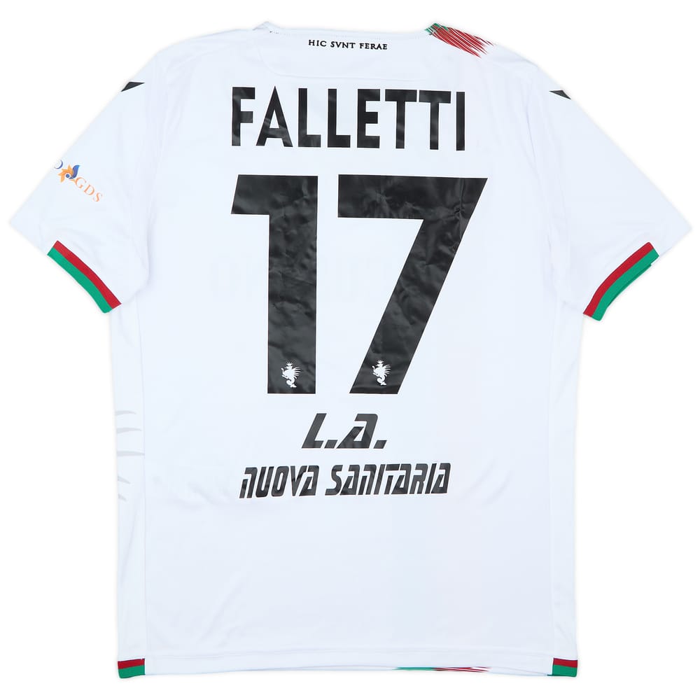 2020-21 Ternana Away Shirt Falletti #17 - 9/10 - (L)