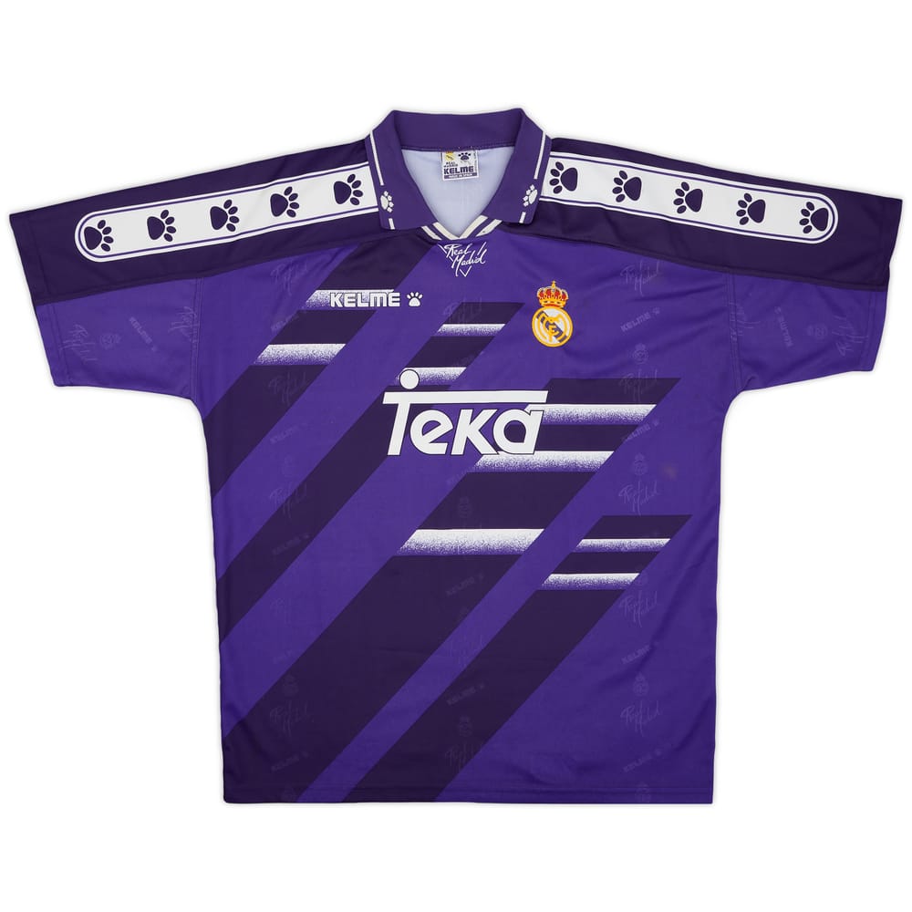1994-96 Real Madrid Away Shirt - 8/10 - (XL)