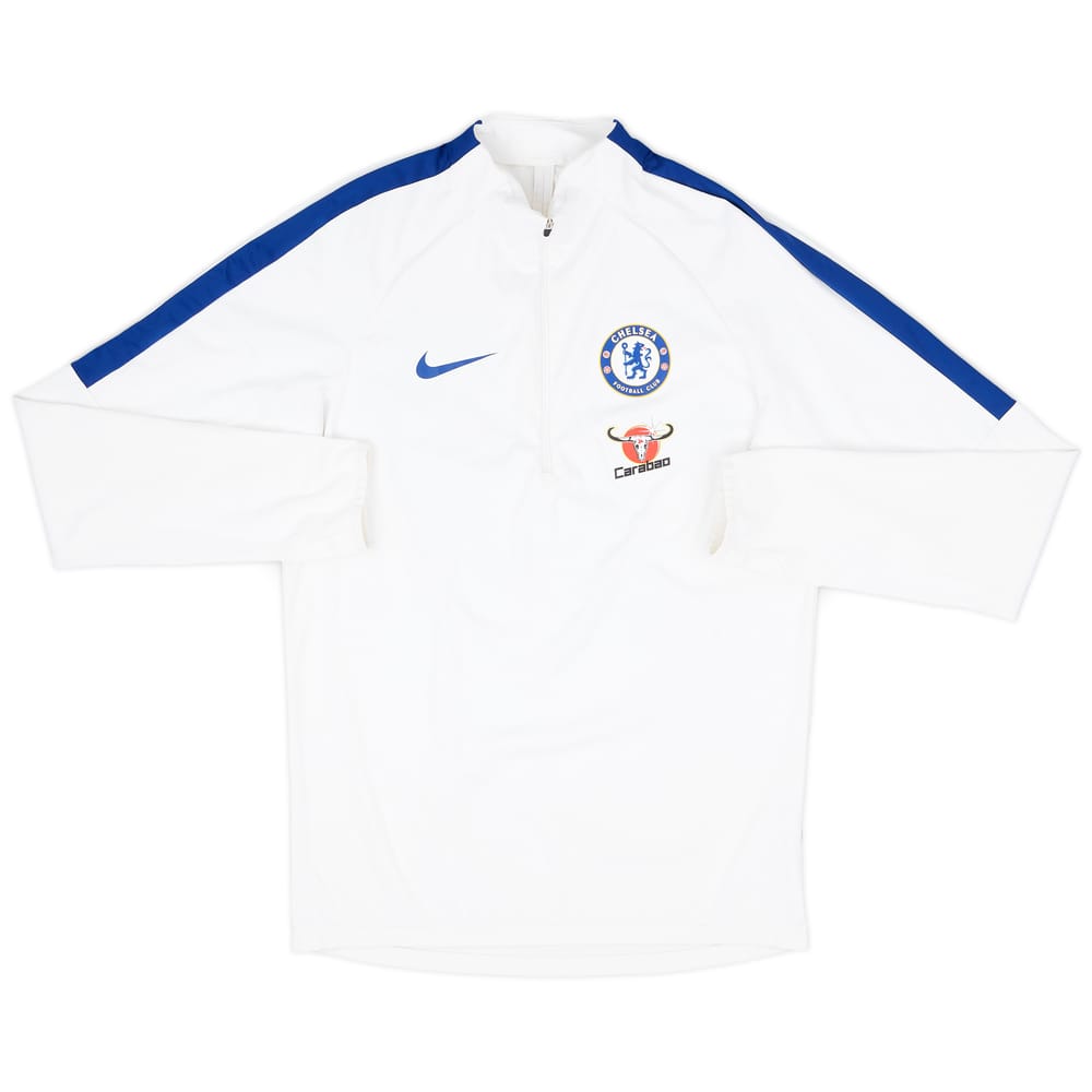 2017-18 Chelsea Nike 1/4 Zip Training Top - 7/10 - (S)