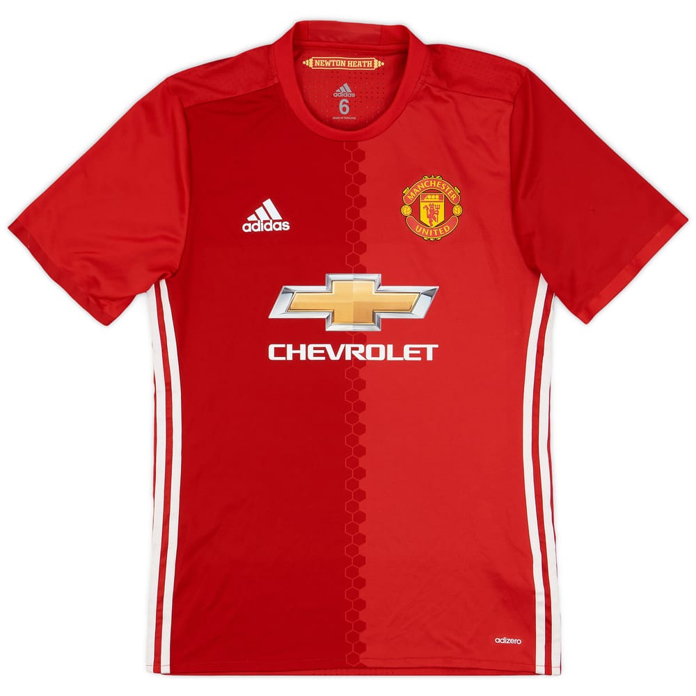 2016-17 Manchester United Player Issue Home Shirt #17 - 9/10 - (M)