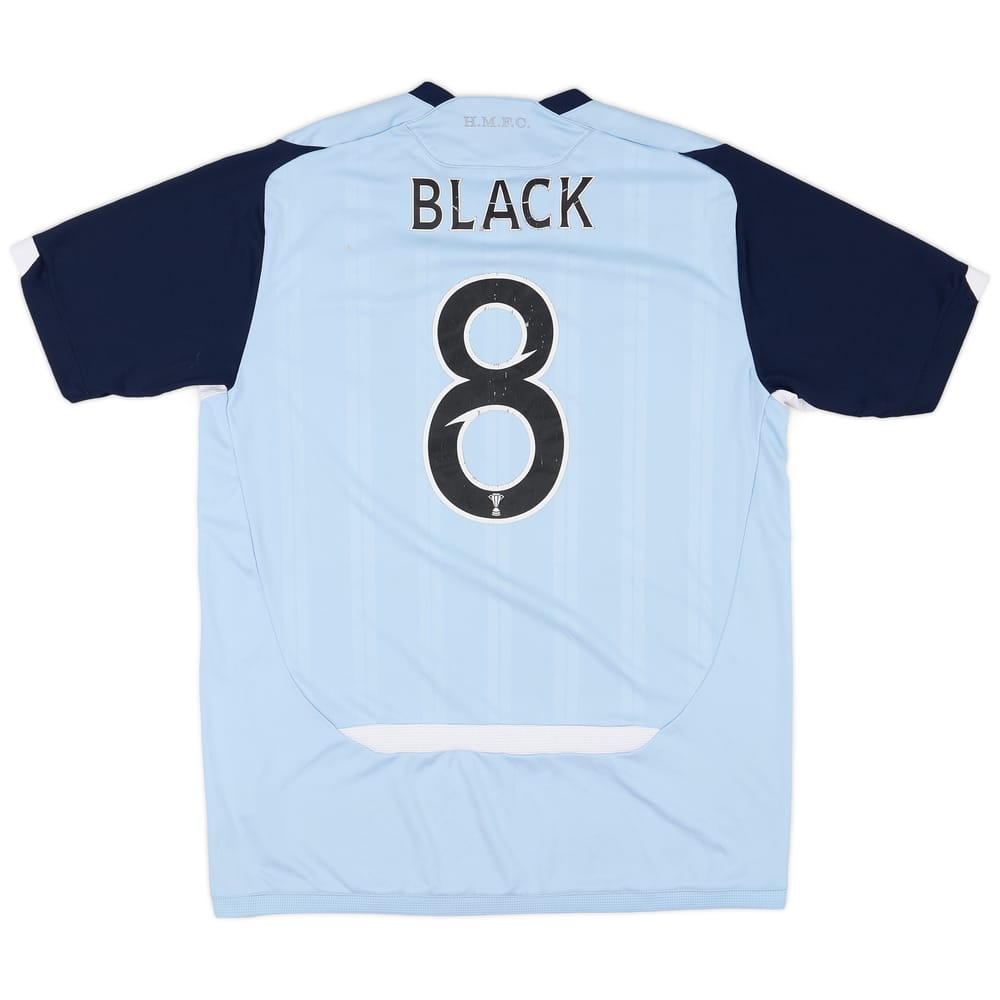 2009-10 Hearts Away Shirt Black #8 - 4/10 - (L)