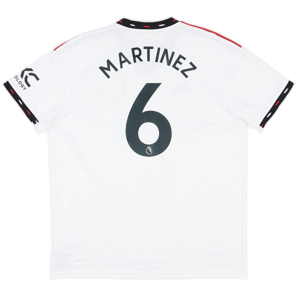 2022-23 Manchester United Away Shirt Martinez #6 - 9/10 - (XL)