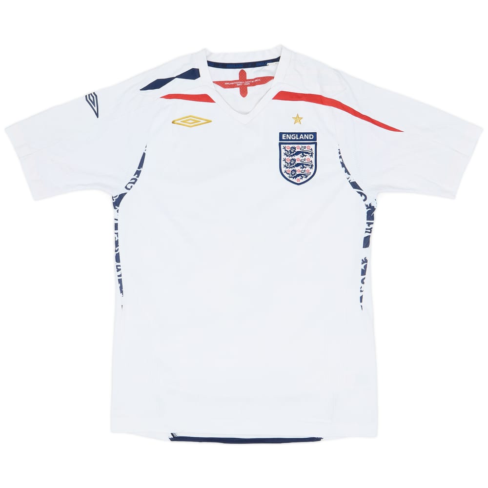 2007-09 England Home Shirt - 6/10 - (S)
