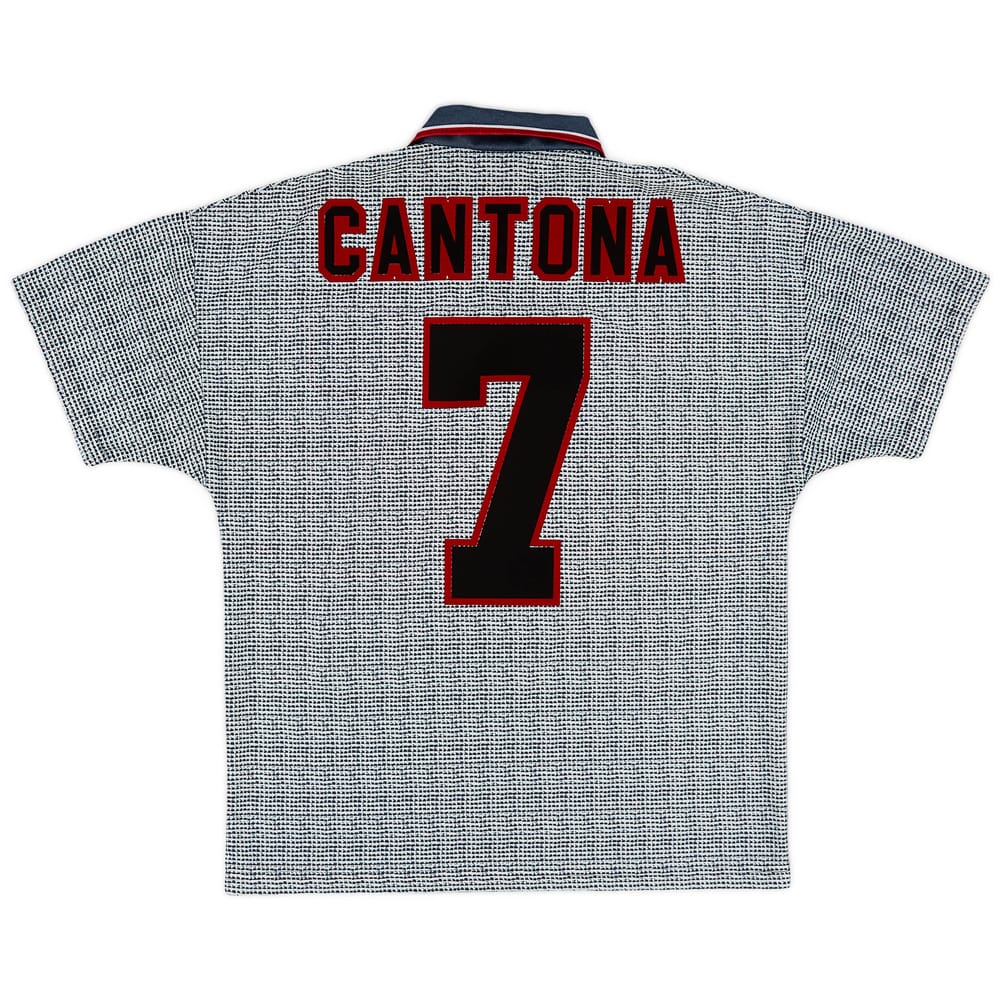 1995-96 Manchester United Away Shirt Cantona #7 - 9/10 - (M)