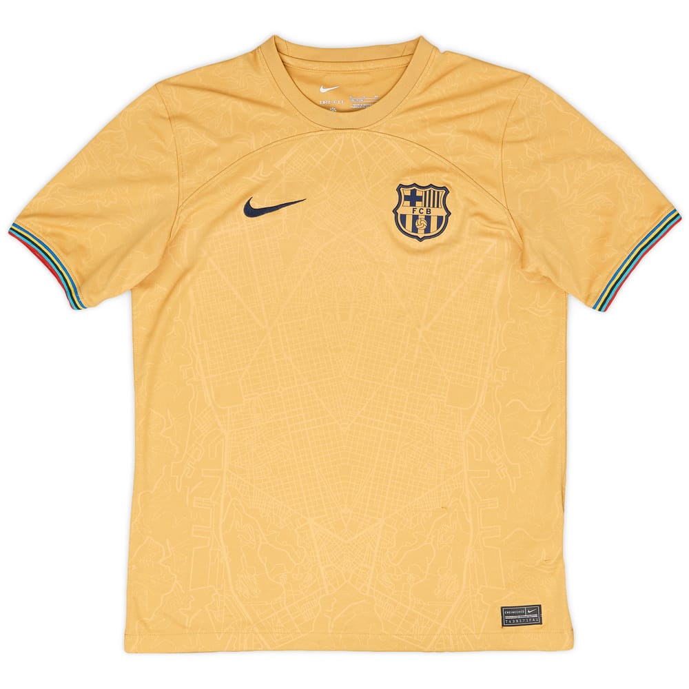 2022-23 Barcelona Away Shirt - 8/10 - (XL.Boys)