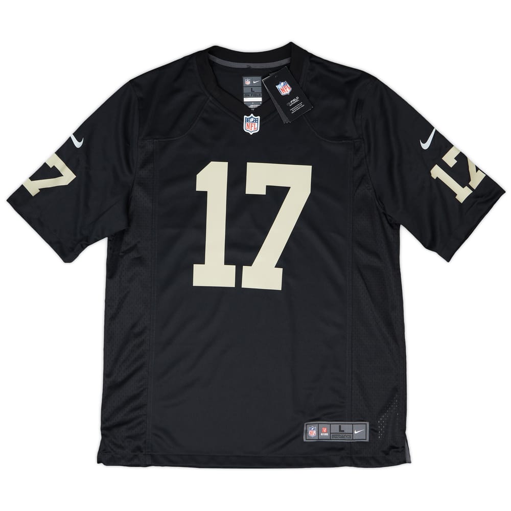2022-24 Las Vegas Raiders Adams #17 Nike Game Home Jersey (L)