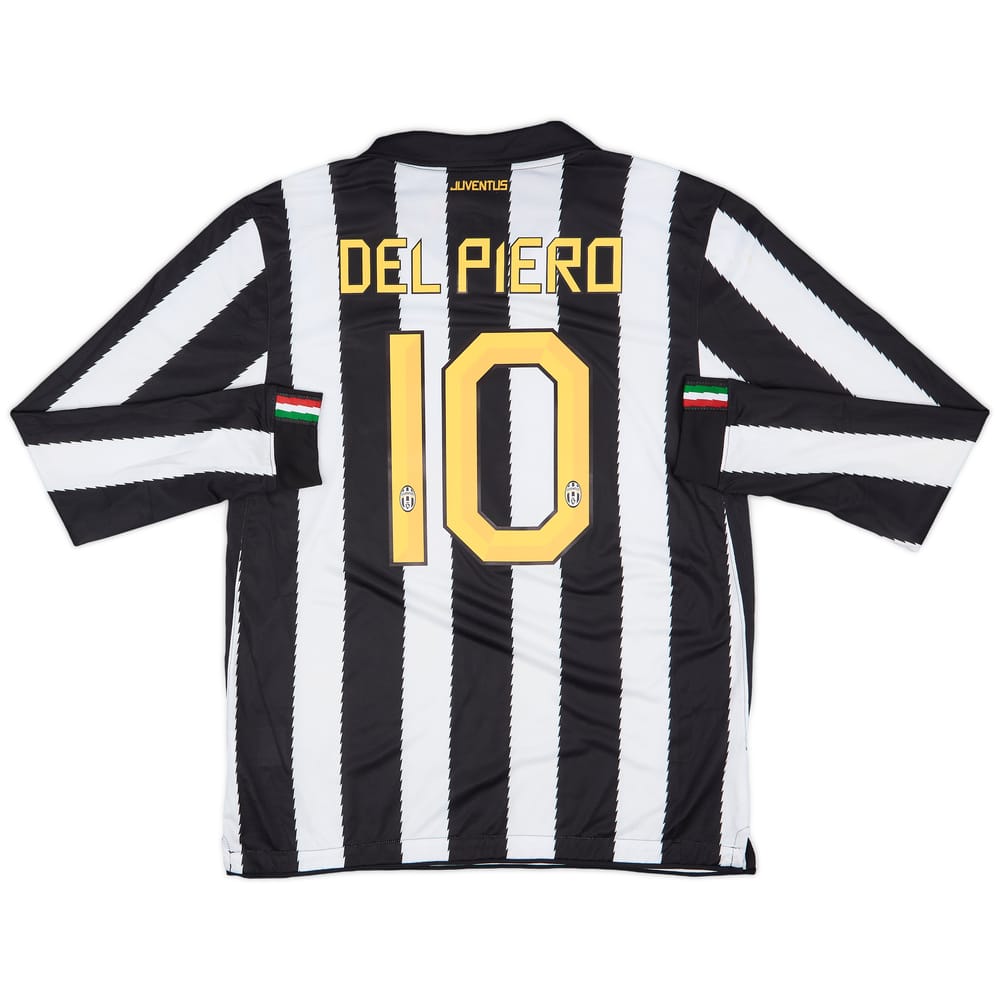 2010-11 Juventus Home L/S Shirt Del Piero #10 (L)